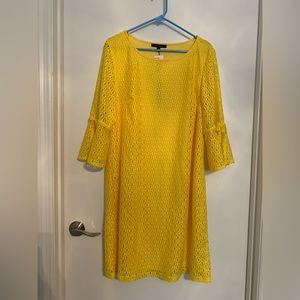 Beautiful yellow lace dress